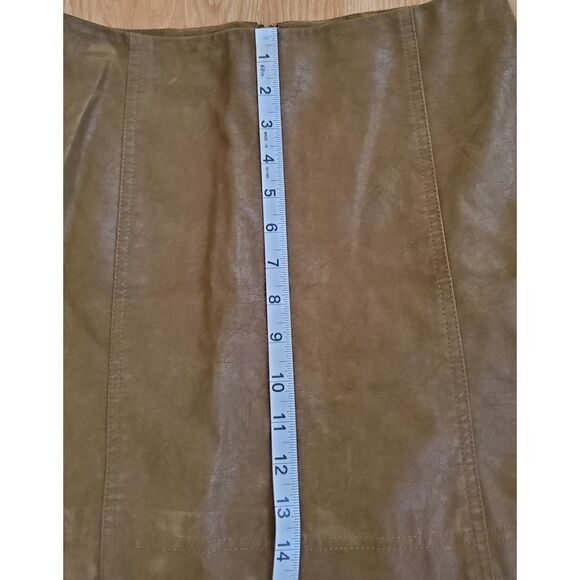 Free People Faux Leather Miniskirt - Picture 8 of 11
